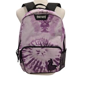 Fortnite 18" Purple, White & Black Tie-Dye Llama Pinata Backpack Laptop Bag